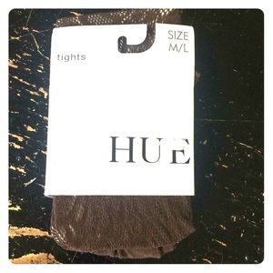 HUE new crochet lace tights - size M/L (brown)